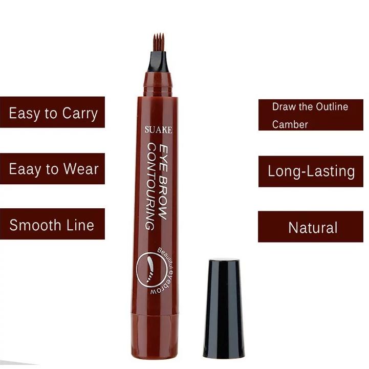 Best↓ SUAKE TINT MY 4 TIP BROW EYEBROW COUNTORING PENSIL MAGIC PINSIL PENCIL ALIS AJAIB WATERPROOF T