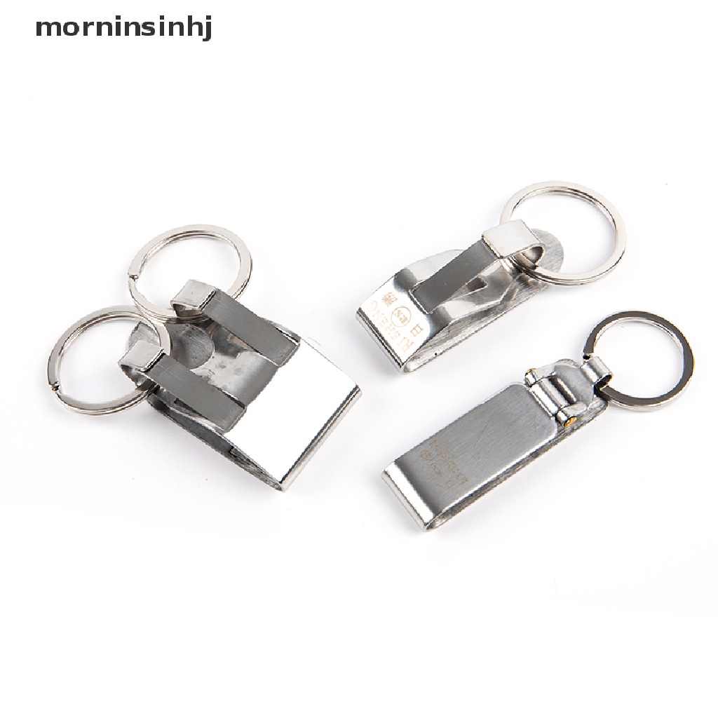 Mornin Klip Gantungan Kunci Bahan Stainless Steel Dapat Dilepas