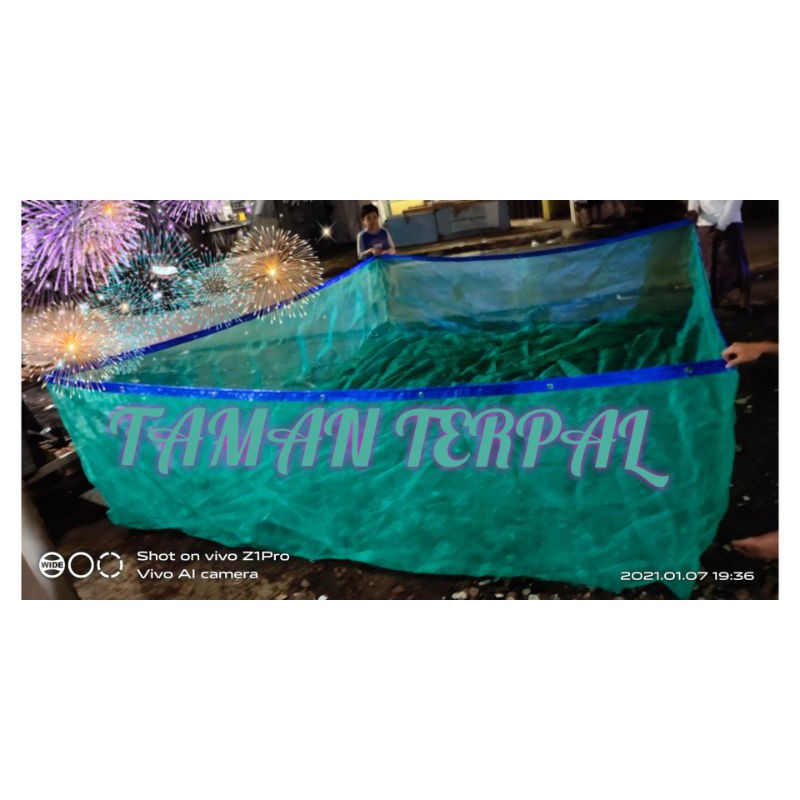 JARING WARING KERAMBA IKAN 4x3x1 JARING KOTAK HIJAU/WARING