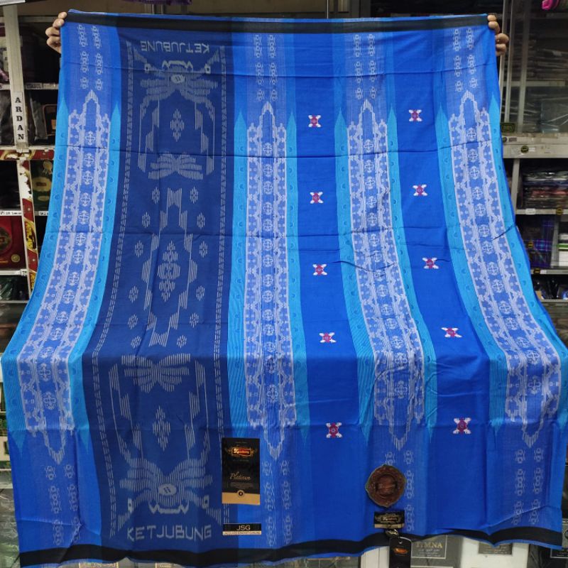 Sarung Tenun Ketjubung Platinum JSG Jaquard Songket Gunung