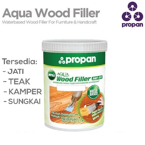 DEMPUL KAYU WATERBASED PROPAN IMPRA AQUA WOOD FILLER 1KG