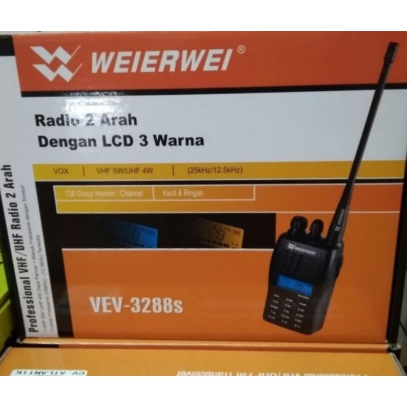 Ht weierwei 3288s vhf original garansi 1 tahun