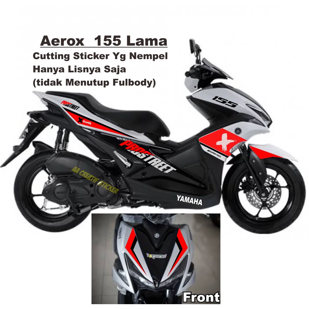 CUTTING STICKER STIKER CUTING lis polet AEROX PROSTREET