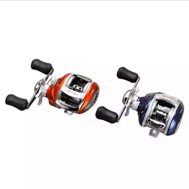 YUMOSHI LV201 Reel Pancing / Katrol Pancing / Gulungan Pancing 12+1 Ball Bearing - Tangan Kanan