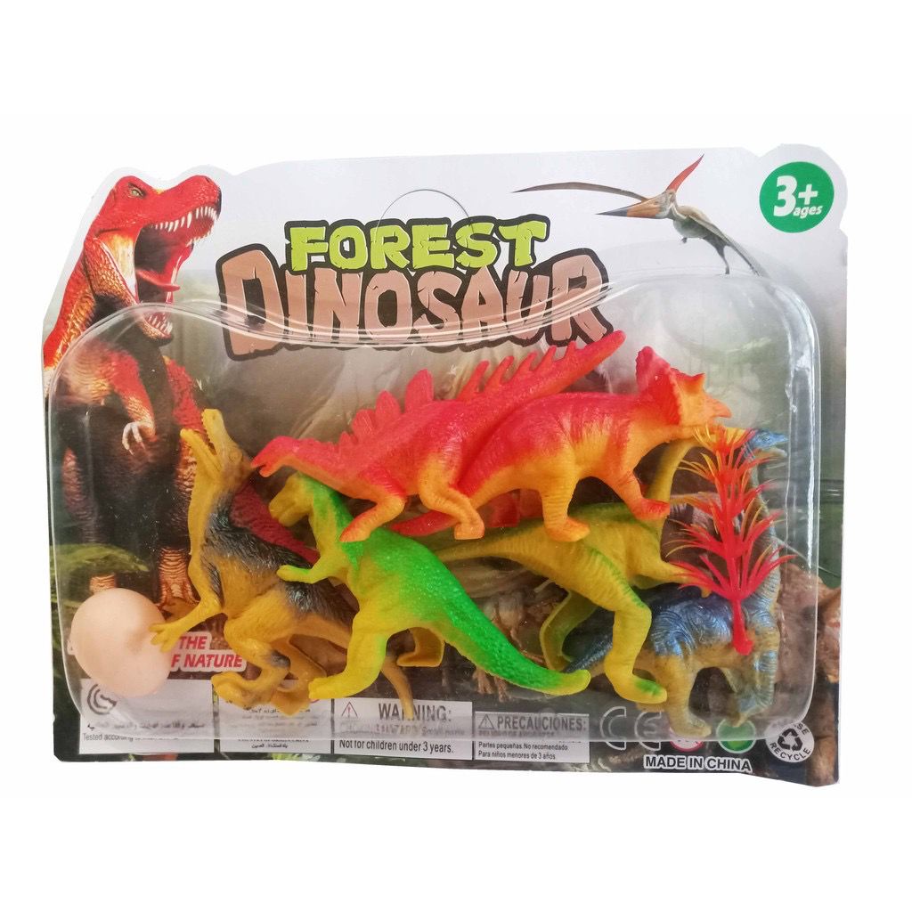 Mainan Anak Figure Forest Dinosaur Miniatur Hewan Purba Mainan Dino