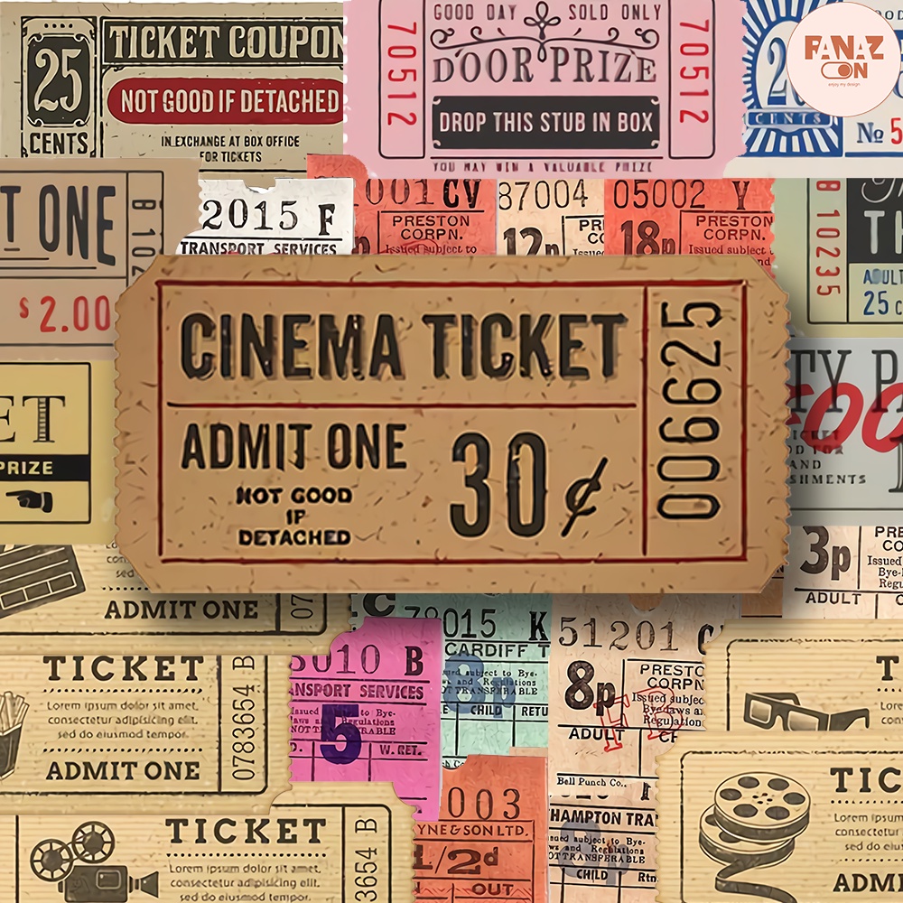 

Isi 40 Vintage Ticket Sticker