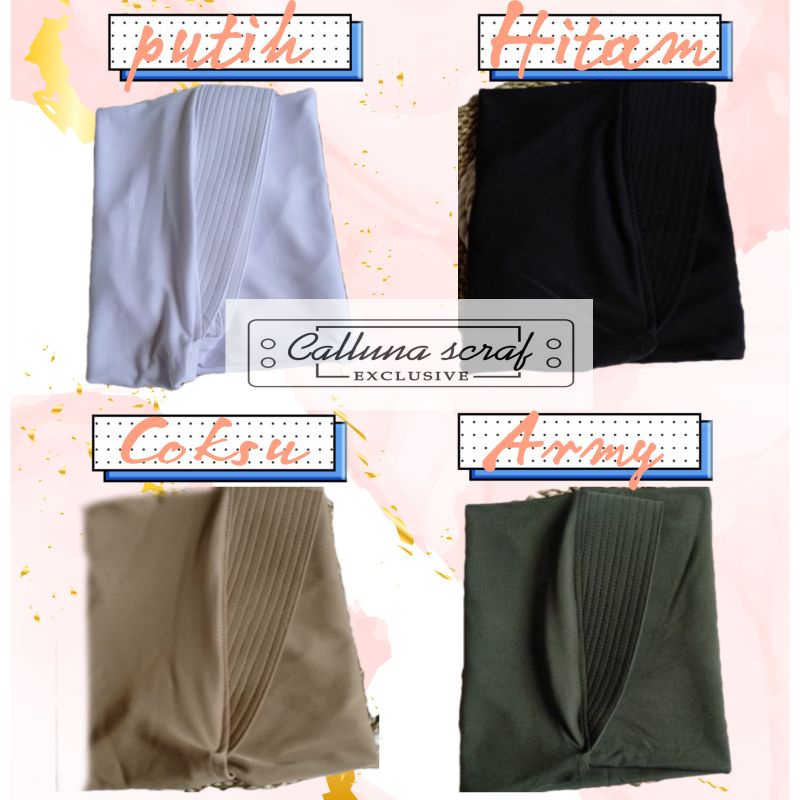 Hijab Sport instans bahan jersey premium by Calluna scarf/ Bergo instan olahraga-5