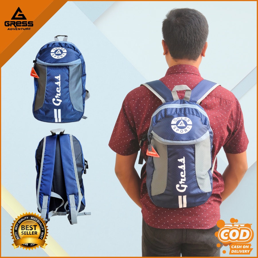 Tas Ransel Futsal Pria Original Gress