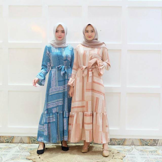 GAMIS RINDA MAXI MOTIF /GAMIS RINDA / GAMIS MODEL BARU