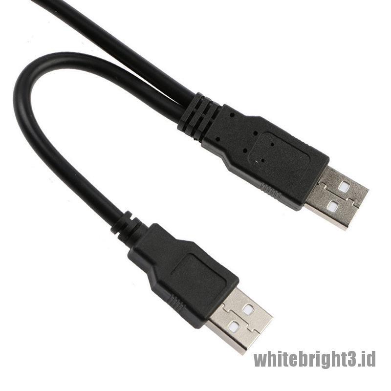 &lt; White3 &gt; Kabel Adapter USB 2.0 Ke SATA Serial ATA Untuk HDD SSD 2.5 &quot;Laptop