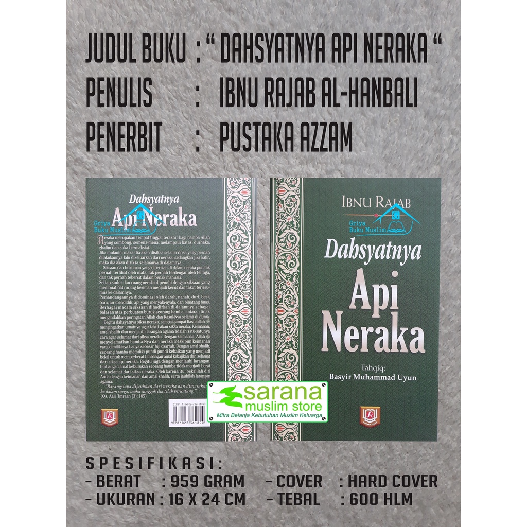 Buku Dahsyatnya Api Neraka