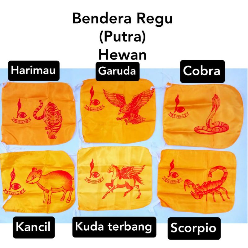 BENDERA REGU PRAMUKA PUTRA