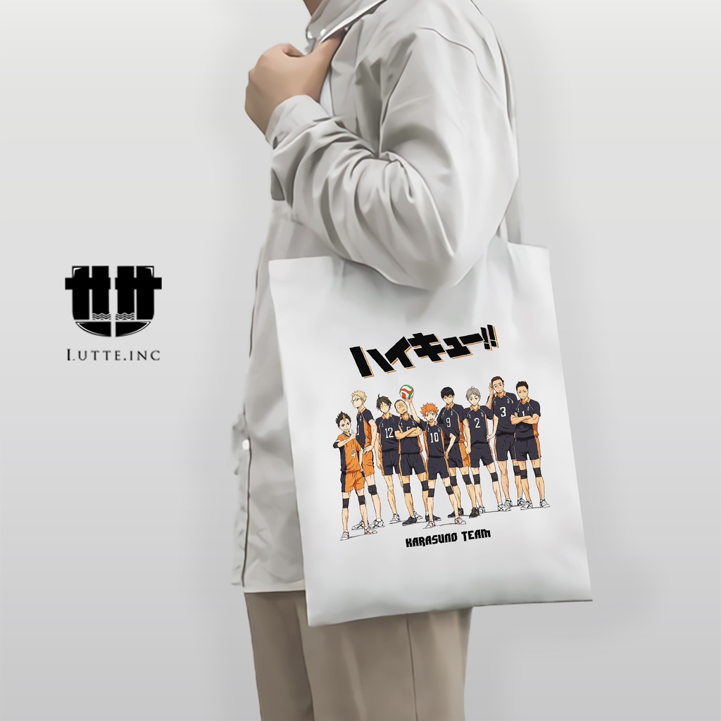 Haikyu Totebag Anime Tote bag Kanvas Premium