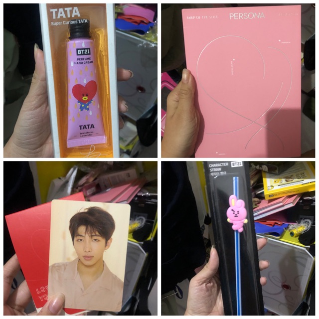 Handcream bt21 @ straw