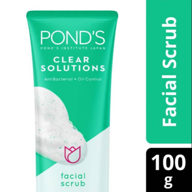POND'S clear solutions facial scrub / sabun pencuci wajah
