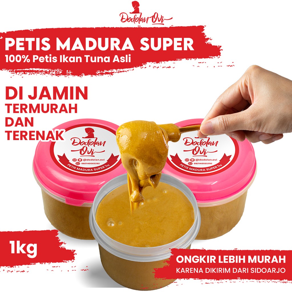 

Petis madura asli 1kg Petis ikan tuna super 1kg