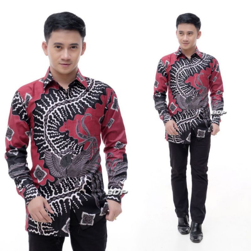 baju batik kemeja panjang kemeja terbaru size M L XL XXL kemeja style