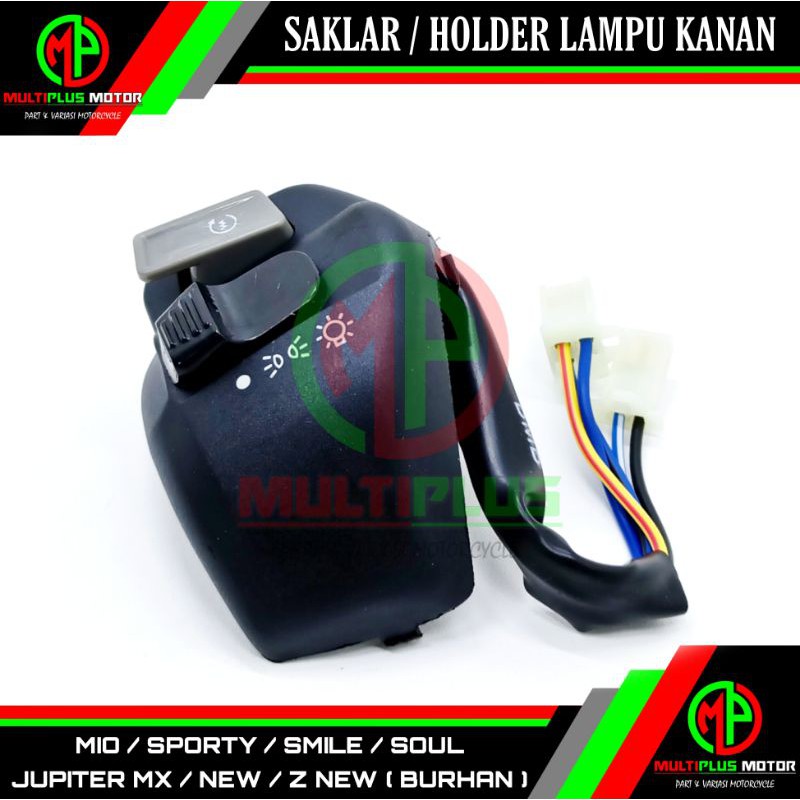 Saklar Sakelar lampu kanan Holder lampu kanan R/H MIO,MIO SOUL,MIO SPORTY