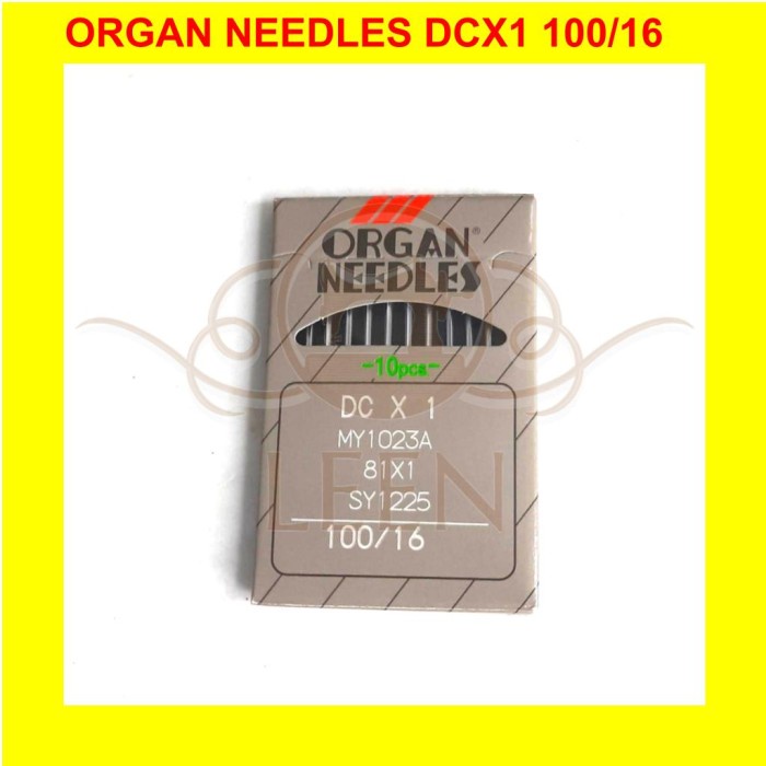 Jarum Organ DCx1 16 Original Japan DC x 1 Needles Jahit Obras LEEN