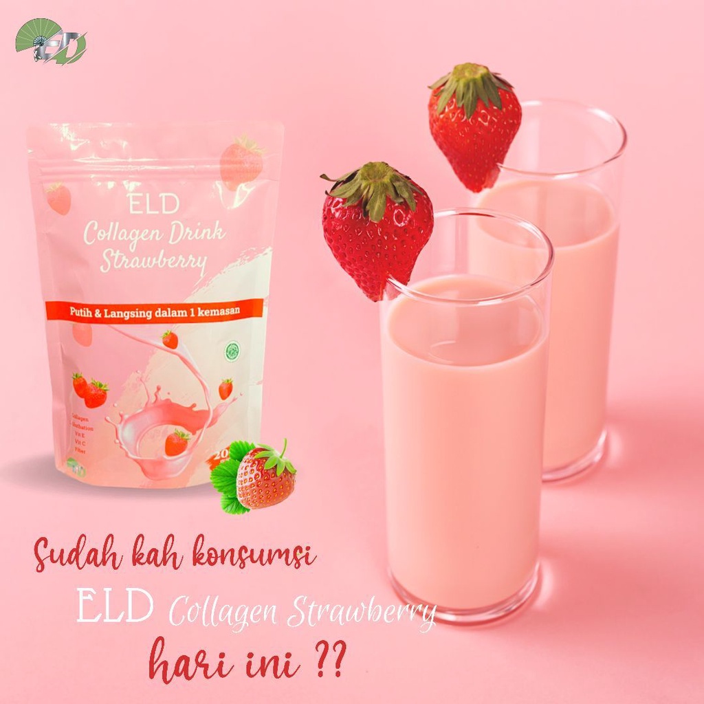 ELD Collagen Drink Original Kemasan 125 Gram Minuman Pemutih dan Pelangsing Badan dalam 1 Kemasan