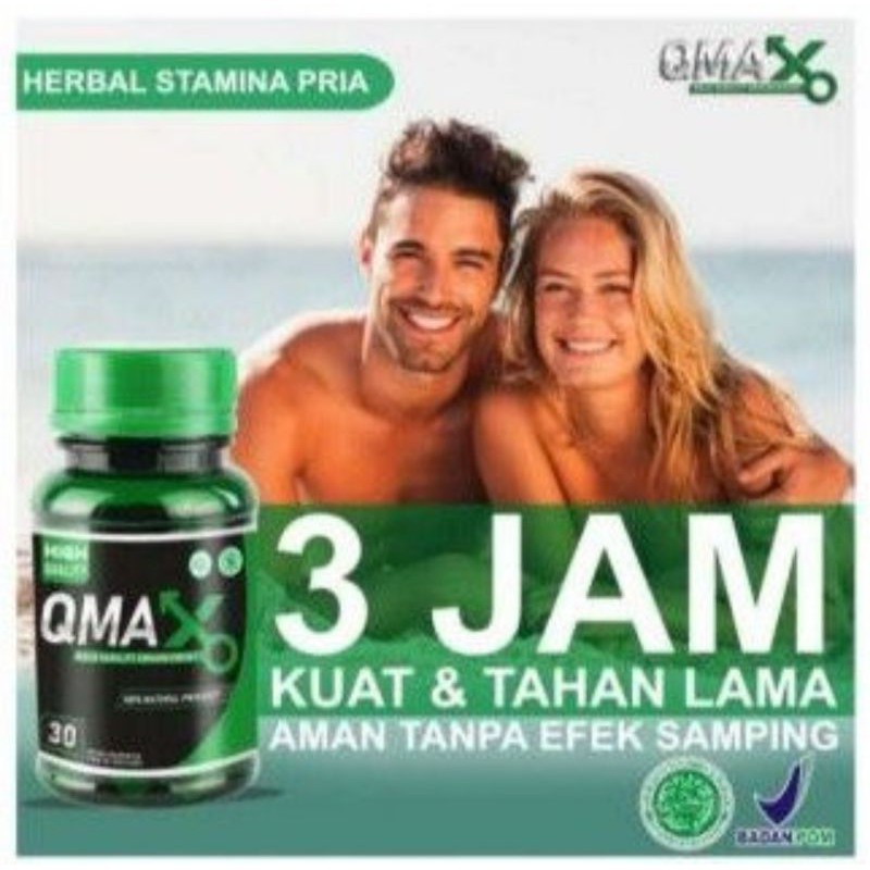 QMAX Original Asli herbal alami obat kuat pembesar penis permanen Alat Vital Mr P Pria kelamin