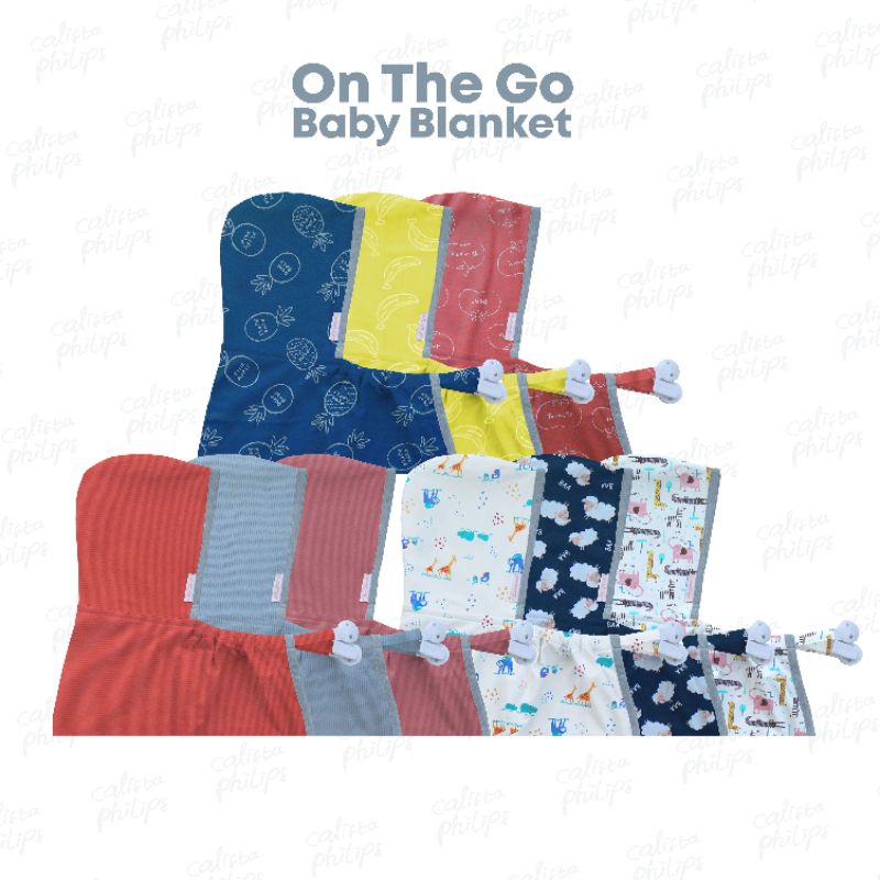 ON THE GO TRAVEL BABY BLANKET | Selimut Bayi untuk Apron Menyusui dan Stroller G1