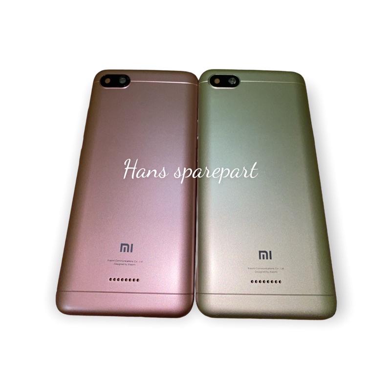 BACKDOOR BACK CASING TUTUP BELAKANG XIAOMI REDMI 6A (DUAL SIM) - ORI