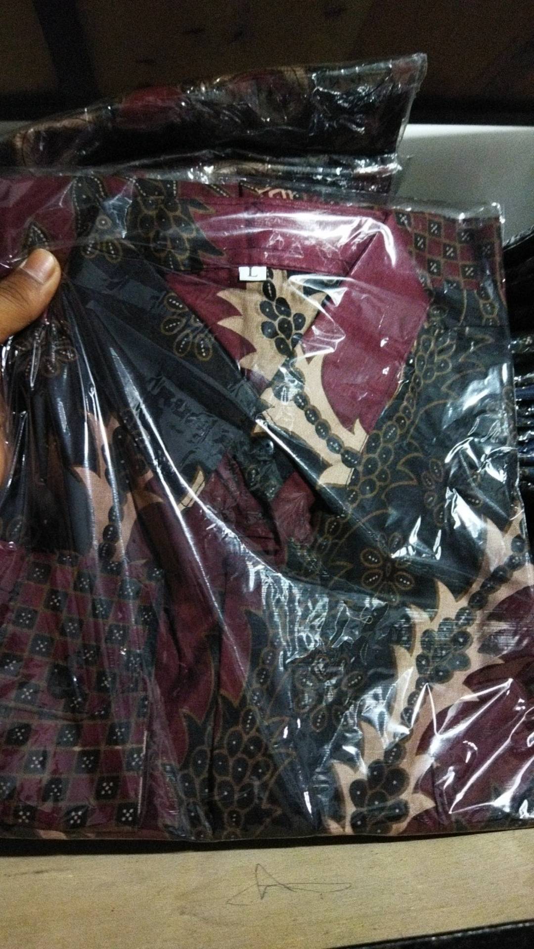 Baju Batik Pria Slimfit Big Size M L Xl Xxl Atasan Kemeja Batik Lengan Panjang Original
