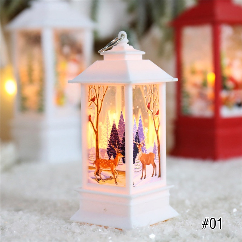 TK Christmas Lantern Merry Christmas Decorations Christmas Tree Ornaments Light