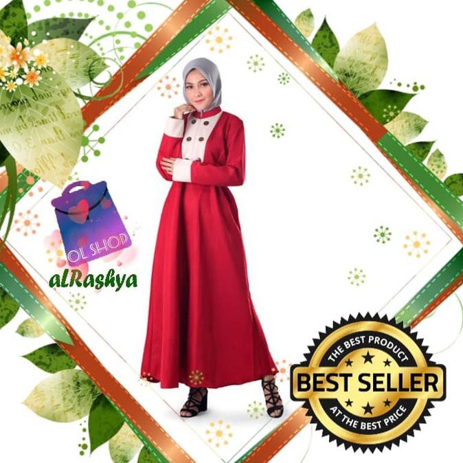 Gamis Wanita Hayfa Fashion SNS 257 - Marun, M