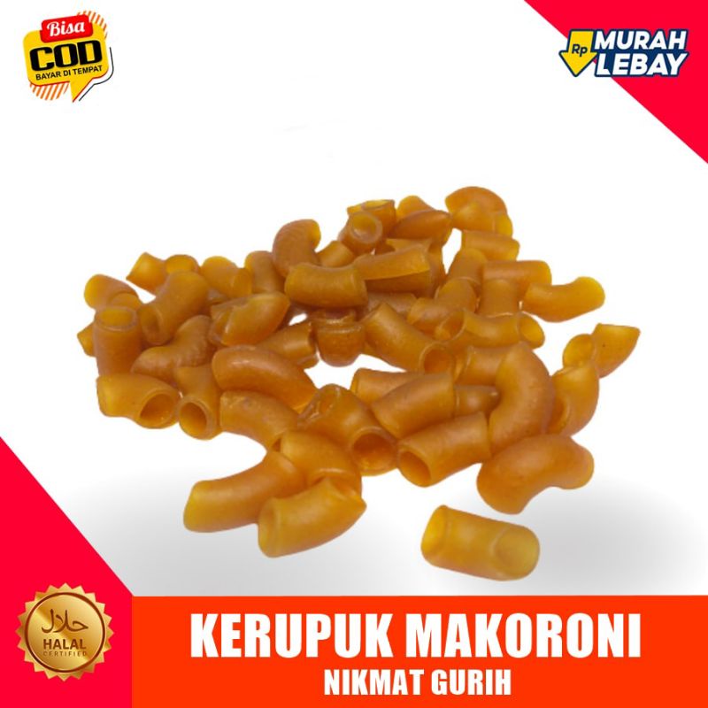 

Kerupuk Makaroni Mentah Curah Siap Langsung Goreng Aneka Camilan Keripik Bahan Seblak