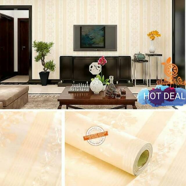 Wallpaper dinding murah kamar tidur minimalis elegan terlaris unik