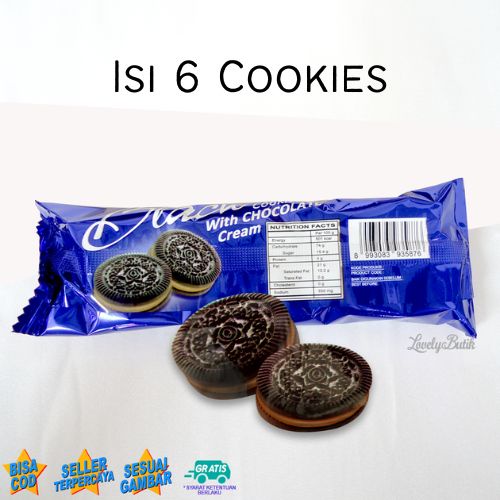 Biskitop Black Cookies Sandwich Biskuit Biskitop Cemilan Biscuit Anak Kue Murah Kue Manis Vanila Coklat Tiramisu Isi 5 Bungkus - Lovelybutik