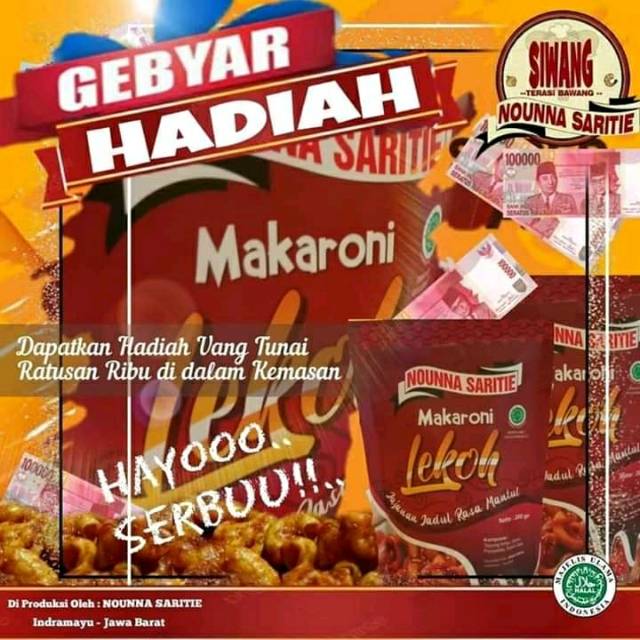 

MAKARONI BERHADIAH UANG
