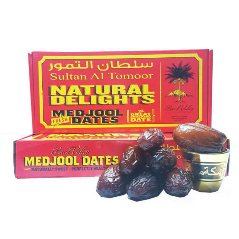 kurma medjool Dates California 500gr/Natural Delight Jumbo