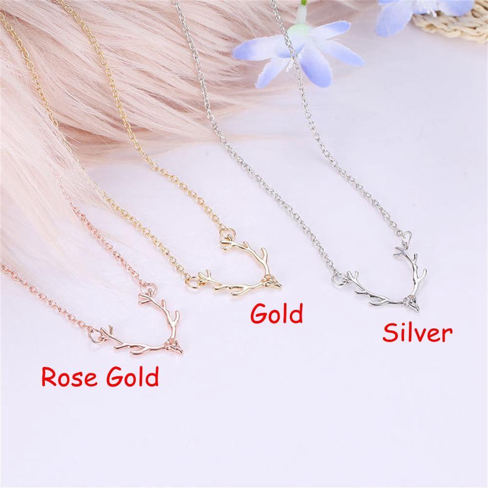 R-flower Pearl Deer Kalung Lovely Party Elegan Natal