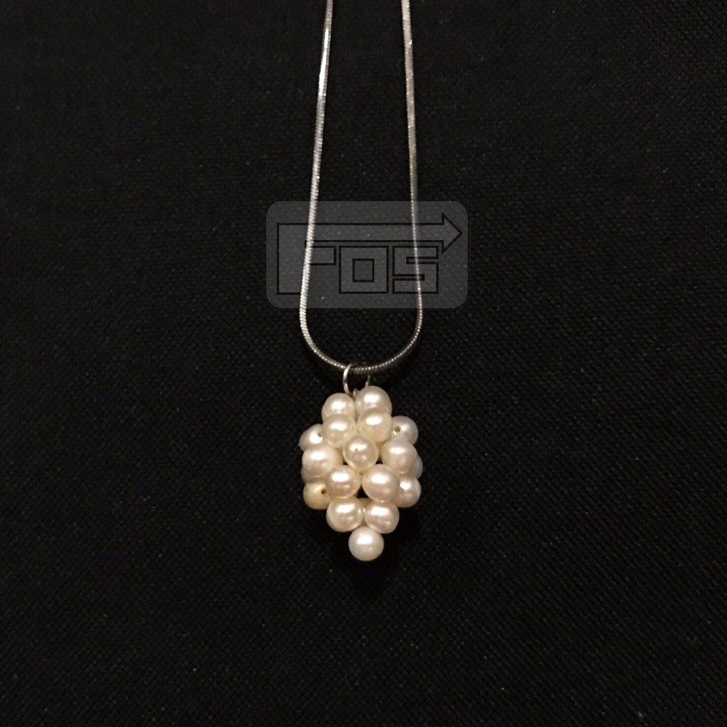 Kalung anggur mutiara air tawar Lombok asli (kecil)