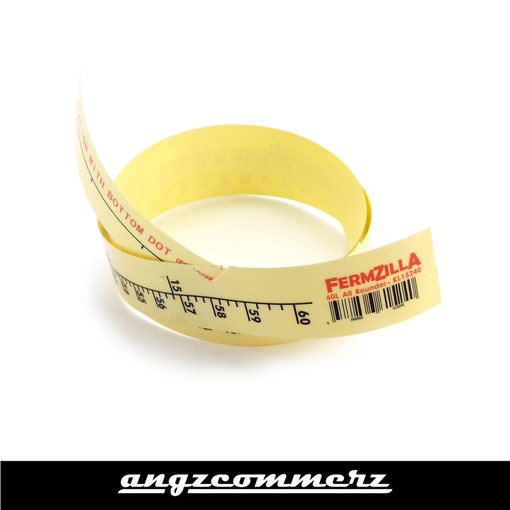 

KEGLAND FermZilla All Rounder 60L - Graduation Sticker 1 pcs