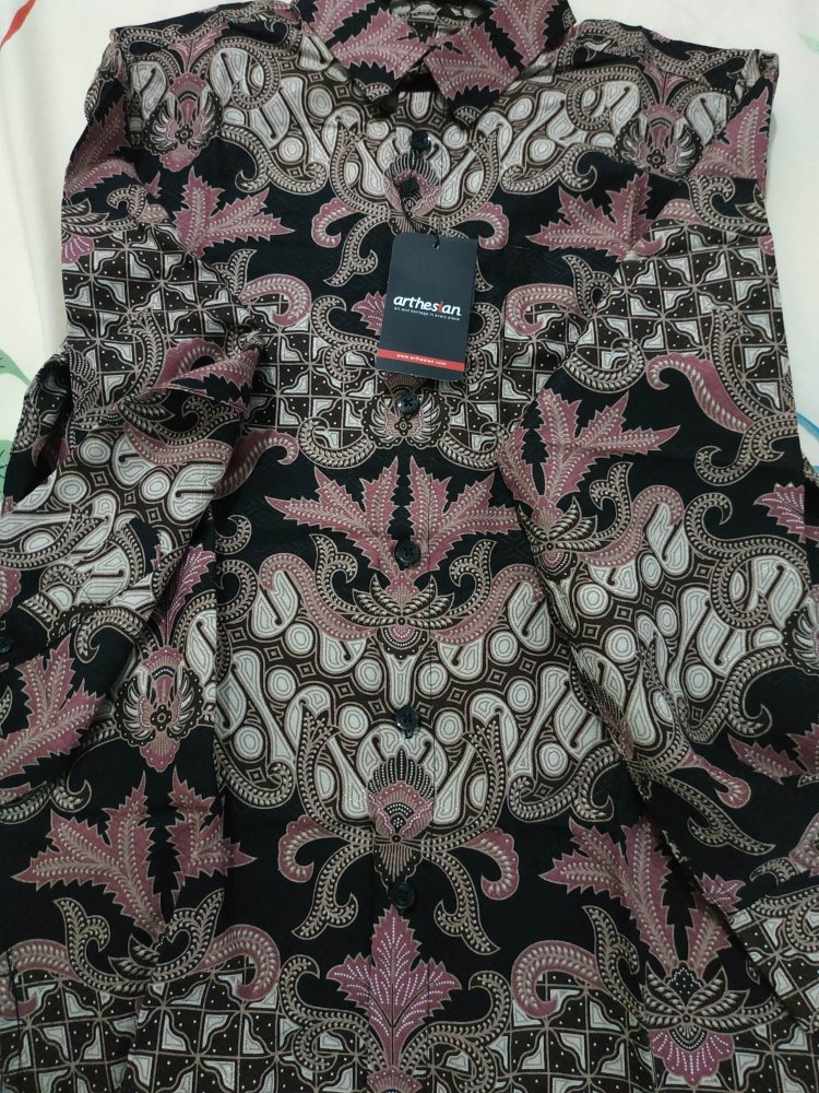 [arthesian] Kemeja Batik Pria  - Bright Batik Semi Dobby