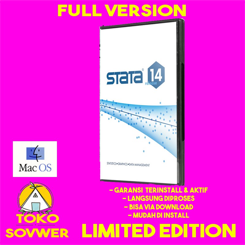 Stata 14 Mac Analisis Statistik FULL VERSION GARANSI AKTIF