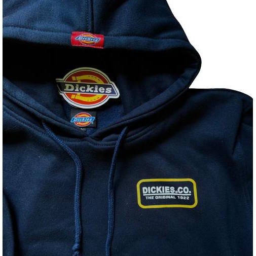 Jaket Sweater Hoodie DICKIES HAND TEKS – Navy Edition Fashion Trendy Casual Pria Good Brand Quality