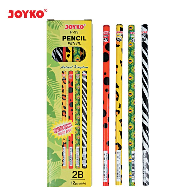 

Pensil 2B Joyko Animal kingdom & Bug Land P-99/ P-101 / P-106