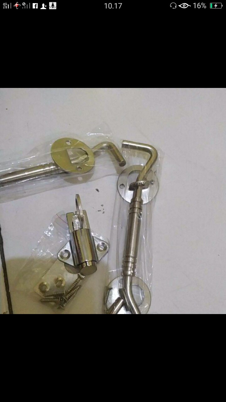 Kunci Pintu Besar Gagang Bulat Silinder Kumplit Set 25 Cm L Gagang L Handle Hawaii