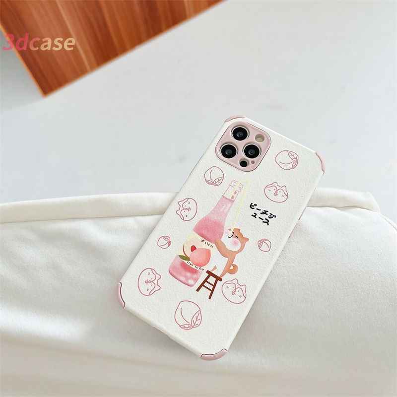 Soft Case Bahan Leather Desain Shiba Lnu Kartun Samsung A52 A32 A72 A12 A20S A02S A50 A10S J7 Prime A51  A10 A125 A30 A50S A30S A20 M40S M10 M10S A205 M02S A025 F02S A305 M12 F12 A15 A15S A54 A7 A5S A12 A9 A5 A53 A33 2020 Camera Lens Protection Cover
