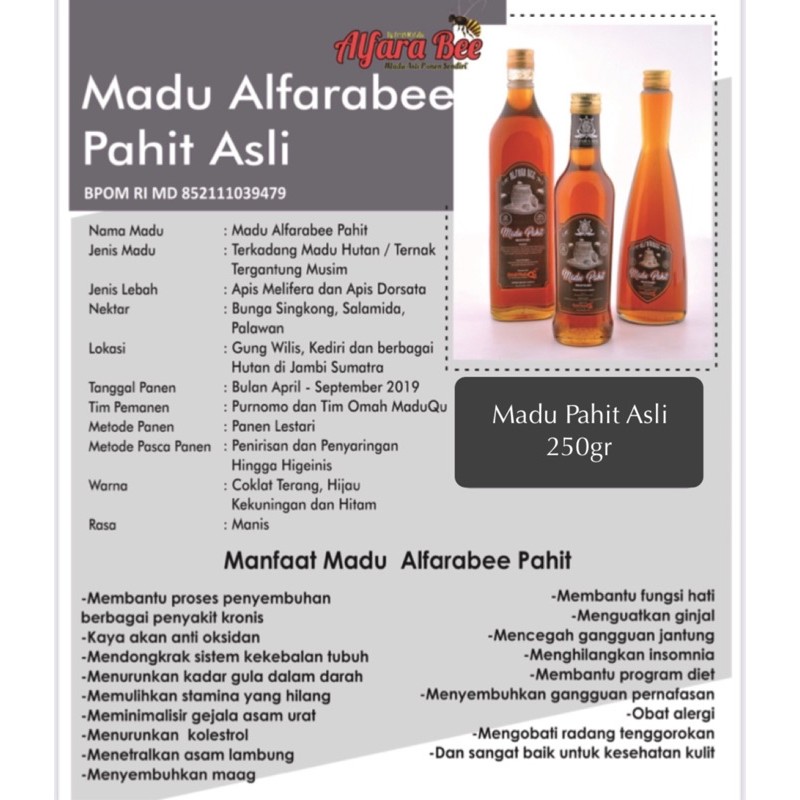 

Madu Hutan Pahit 100% Asli LIMITED EDITION