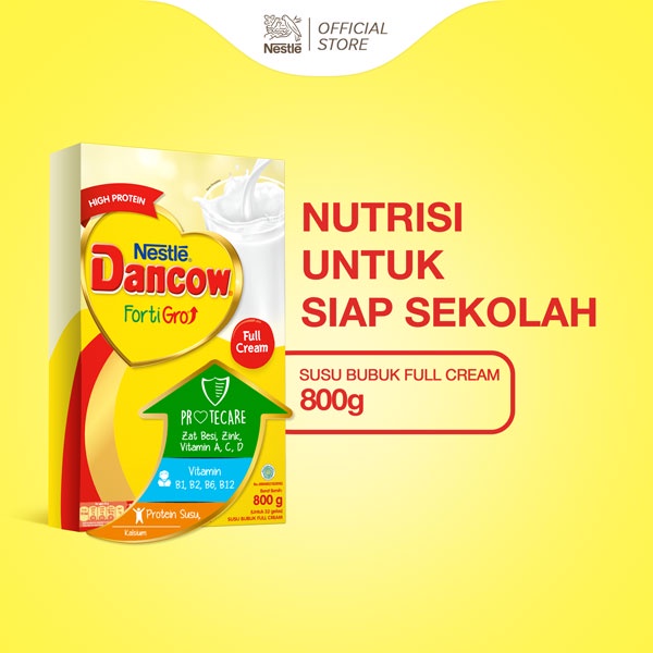 Promo Harga Dancow FortiGro Susu Bubuk Full Cream 800 gr - Shopee