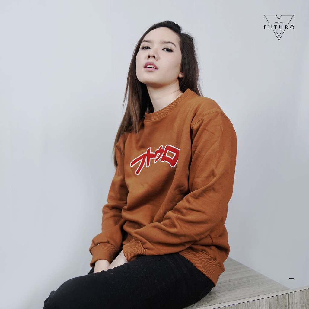 sweater futuro crewneck kanji original premium