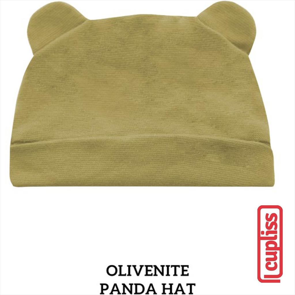 Little Palmerhaus Panda hat Olivenite Topi Bayi