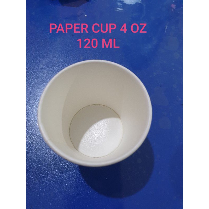 

Paper Cup 4 OZ isi 50 pcs/Gelas kertas tebal 4 oz ( 120 ml )/ Gelas es cream 4 oz