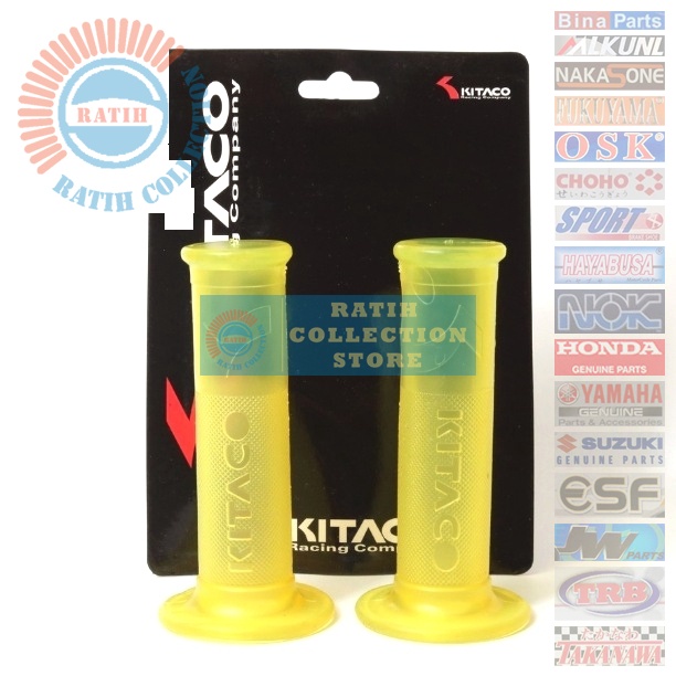 Handpad Handgrip Selongsong Gas Transparan Kuning